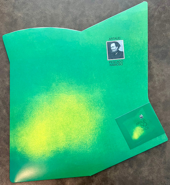 Pescado Rabioso Vinyl on Table - Artaud Album